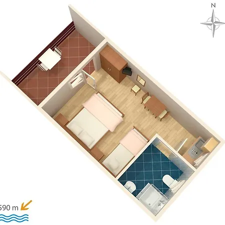 Apartamento With A Parking Space Murter - 5102